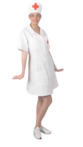 verhuur - carnaval - Uniform - Verpleegster klassiek